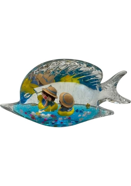 Pembe Renkli Akvaryum Modelli Batmayan Sirin Figürlü fırsatları