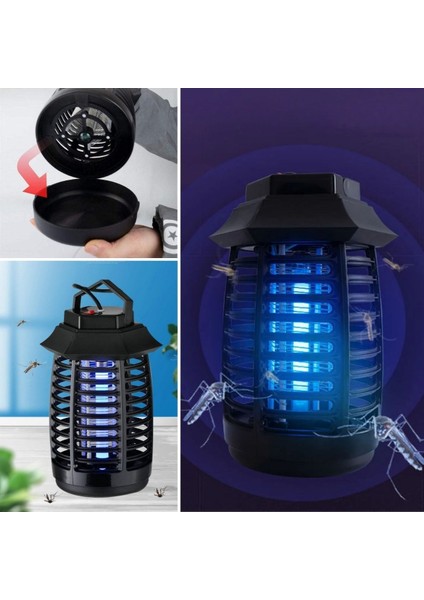 ® Tutma ve Asma Saplı Ledli Sinek Makinası 2W Sinek Öldürücü Uv Mor Işıklı Aparat indirimleri