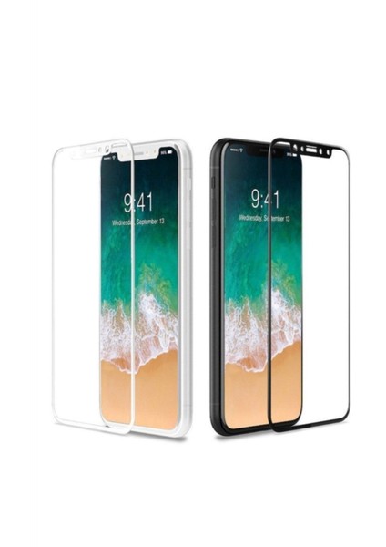 Iphone 11 Pro Max Uyumlu Ekranı Tam Kaplayan 10D Koruyucu Cam