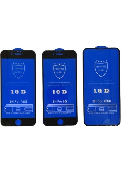 Iphone 11 Pro Max Uyumlu Ekranı Tam Kaplayan 10D Koruyucu Cam