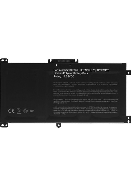 BK03XL Hp Pavilion X360 14-Ba Uyumlu Batarya Pil