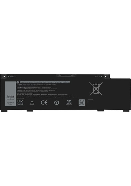 Dell G3 15 3590 266J9 M4GWP Notebook Uyumlu Bataryası - Pil 47WH