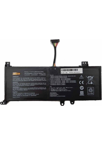 Asus X415JA-BV012A14 Uyumlu Batarya Pil