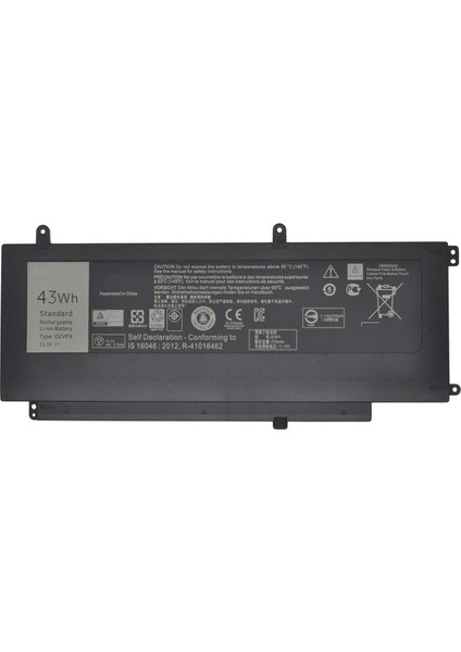 Dell Vostro 5459 Model P68G001 Uyumlu Batarya Pil