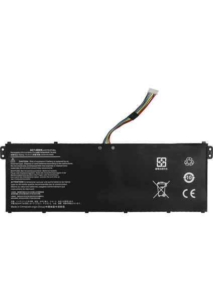 Acer Aspire S3 SF314-43 Model N20C12 Uyumlu Batarya Pil Model-2