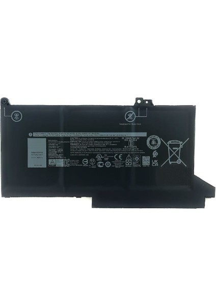 Dell Latitude L5310 2-In-1 Uyumlu Batarya Pil - 3 Cell