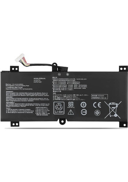 Asus C41N1731 Uyumlu Batarya Pil Model-1