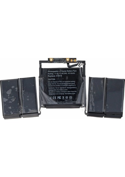 A1706 EMC3163 MACBOOKPRO14,2 3.3 Ghz Uyumlu Batarya Pil