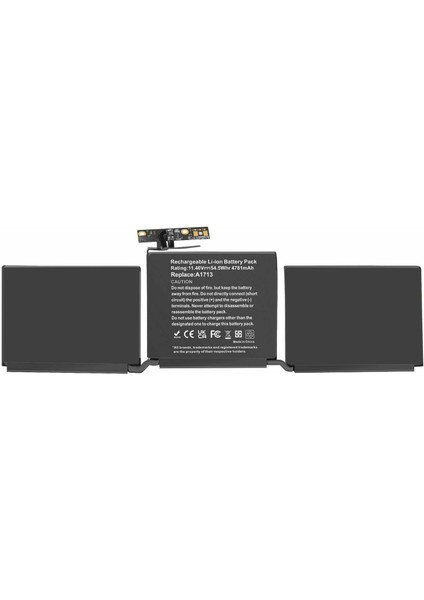 MacBook Pro Core I5 13 Inch A1708 Late 2016 Uyumlu Batarya Pil