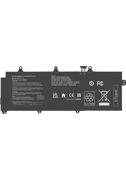 Asus Rog Zephyrus GX501VI Notebook Uyumlu Pil
