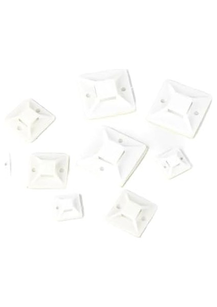 Çetsan Yapışkanlı Kroşe 19X19 MM-100 Adet Kablo Bağı Kroşesi Yapışkanlı fiyatları