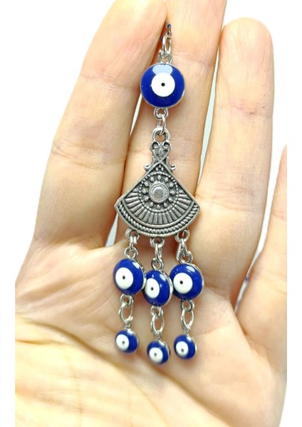 Otantik Dikiz Ayna Süsü, Lacivert Nazar Boncuklu El Yapımı Geleneksel Motif Yeni Araba Hediyesi fiyatları