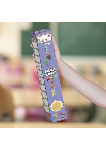 Boyama Kağıdı Dodo Resmi Tamamla 10'lu Set 25 cm x 40 cm 11