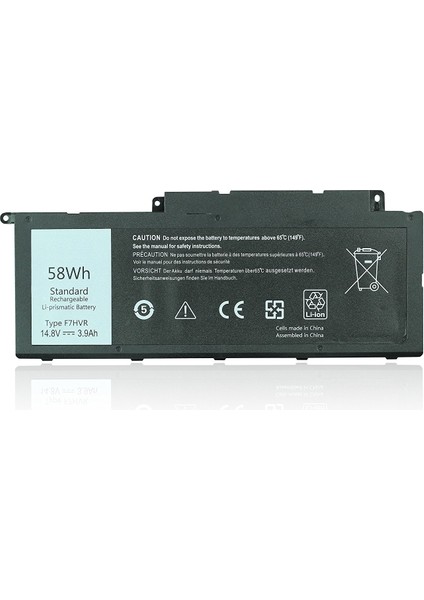 Dell Inspiron 15 7537 Model P36F, P36F001 Laptop Uyumlu Batarya