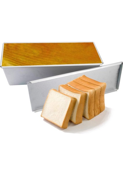 Baton Tost & Ekmek Kalıbı Kapaklı (11X11X30 Cm) Paslanmaz Çelik