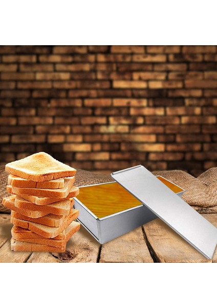 Baton Tost & Ekmek Kalıbı Kapaklı (11X11X30 Cm) Paslanmaz Çelik