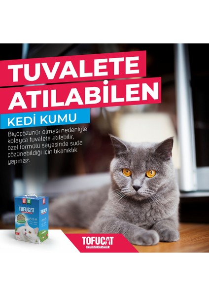 32 Litre Fırsat Paketi (8 Litre x 4 Adet) Pelet Tofu Kedi Kumu