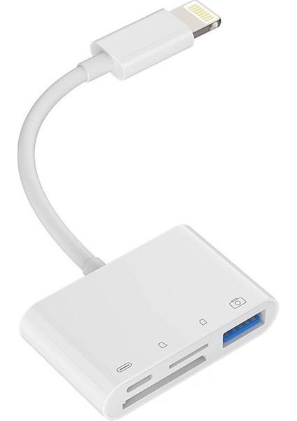Lightning To USB 3.0 Micro Sd Tf Kart Okuyucu Çevirici Dönüştürücü Adaptör