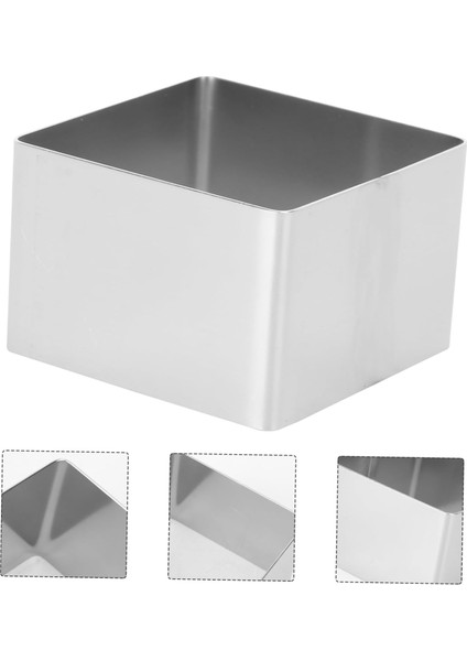 Narkalıp Kare Kek Kalıbı Derinlik 10cm Cap 10cm