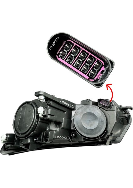 Volkswagen Tiguan Far Lambası Sağ (Halojen) 2011-2014 5N1941006B fiyatları