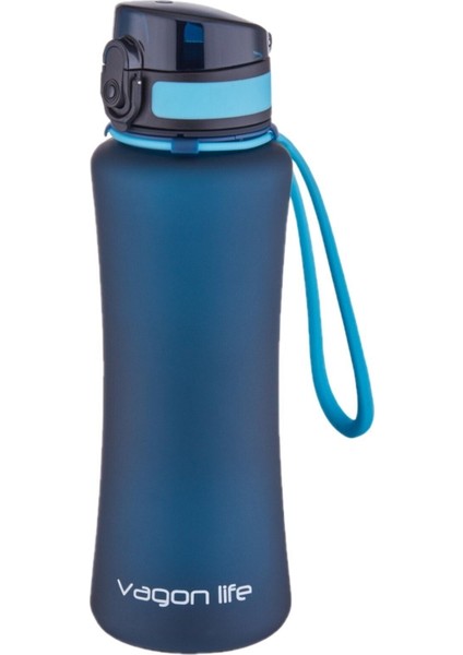 550 ml Tritan Silikon Taşıma Askılı Su Matarası