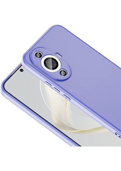 Huawei Nova 12S Kılıf Lansman İçi Kadife Silikon Zr-Mara