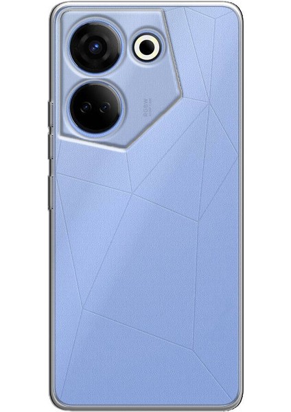 Tecno Camon 20 Pro 5g Kılıf Şeffaf Esnek Silikon Kılıf Zr-Süper