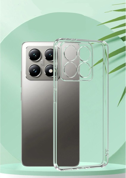 Xiaomi 14T Pro Kılıf Şeffaf Esnek Silikon Kılıf Zr-Süper