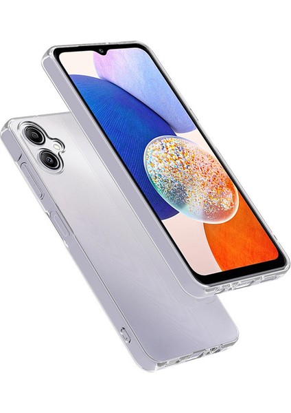 Samsung Galaxy A06 Kılıf Şeffaf Esnek Silikon Kılıf Zr-Süper