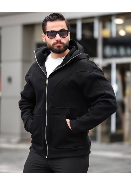 Yeni Sezon Unisex Ninja Ceket - Kapüşonlu, Maske Detaylı, Spor Ceket