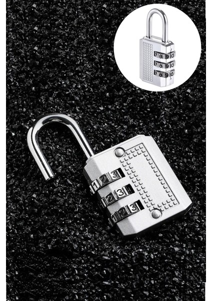 20 mm. Şifreli Valiz Kilidi - Seyahat Bavul Kilidi - Çanta Kilidi - Asma Kilit - Şifreli Seyahat Kilidi - Dolap Kilidi - Şifreli Kilit - Padlock