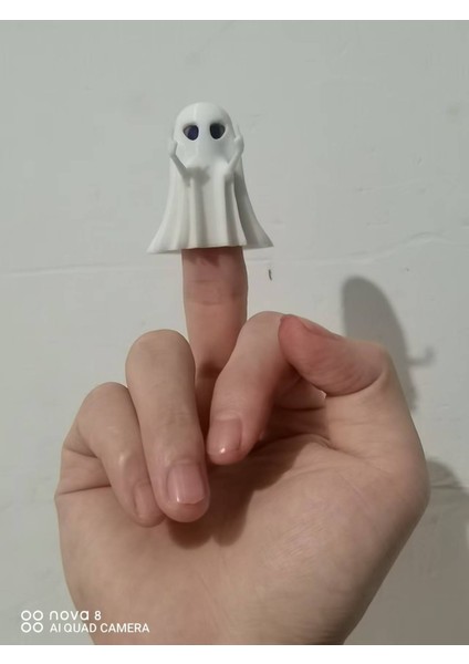 Mini Hayalet Figür – 3D Baskı Özel Tasarım Pla