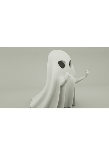 Mini Hayalet Figür – 3D Baskı Özel Tasarım Pla