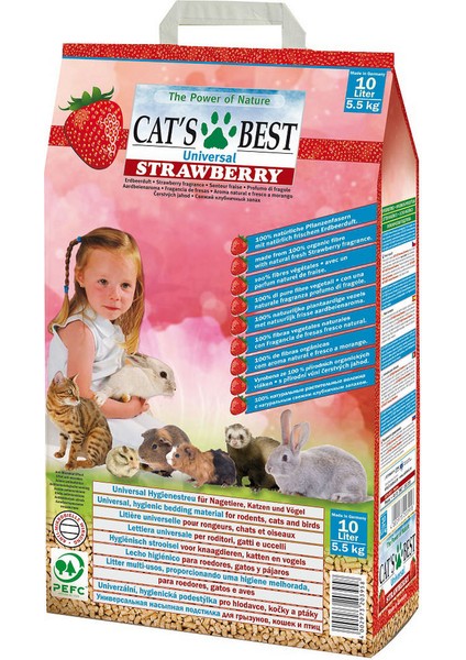 Cats Best Universal Çilekli 10 Lt (5.50 Kg) 11