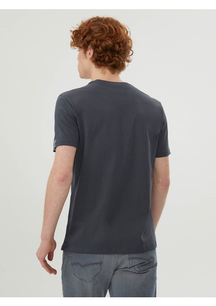 Regular Fit Antrasit Erkek T-Shirt LF2029278 modelleri