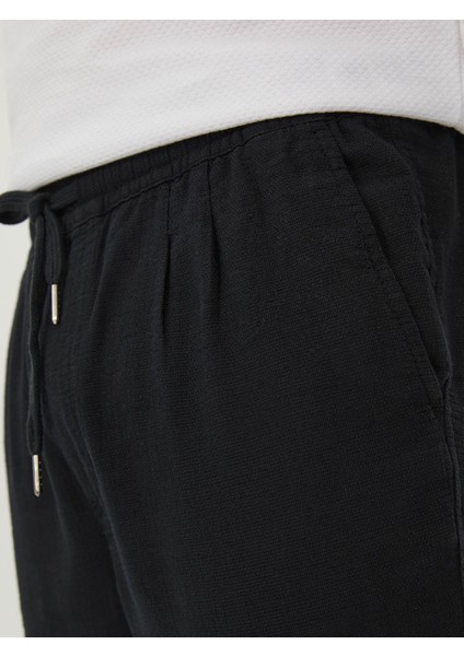 Regular Fit Siyah Erkek Pantolon LF2029015