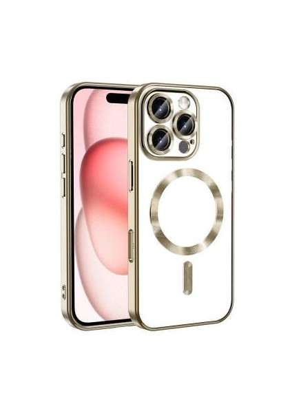 iPhone 16 Pro Max Lens Korumalı Magsafe Şarj Özellikli Demre Silikon Kapak & Kılıf