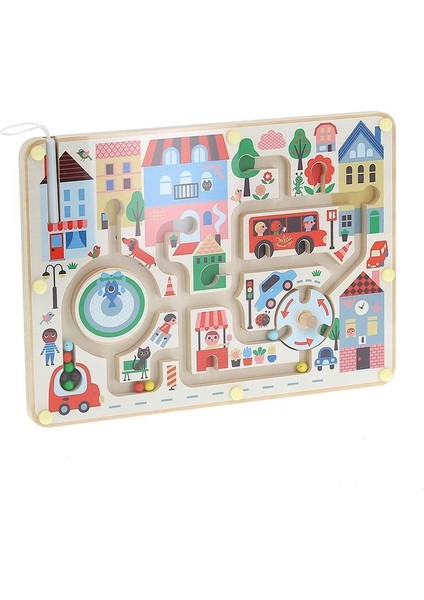 - Mıknatıslı Labirent - Şehir modelleri