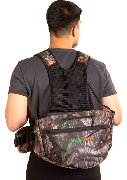 Vestpack Orman Kamuflaj Çantalı Avcı Yeleği