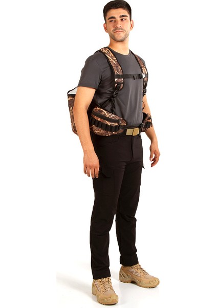 Vestpack Saz Kamuflaj Çantalı Avcı Yeleği modelleri