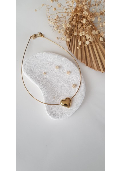 Joc Kalp Choker Çelik Kolye fırsatları