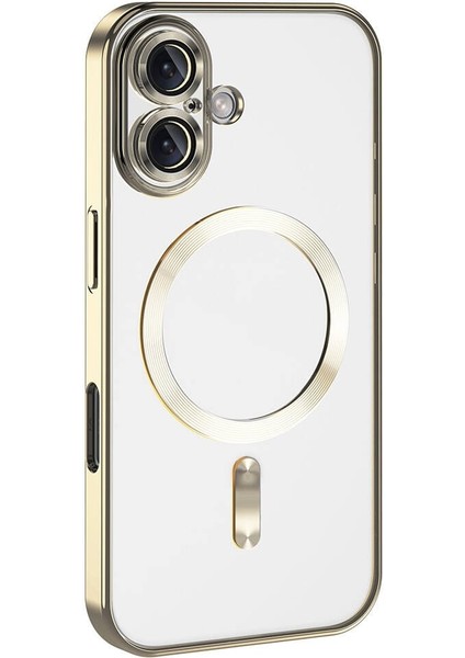 iPhone 16 Lens Korumalı Magsafe Şarj Özellikli Demre Silikon Kapak & Kılıf