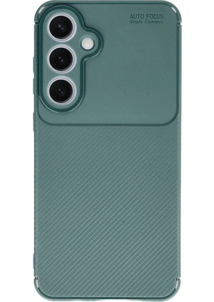 Samsung Galaxy S24 Fe Kılıf Auto Focus Karbon Kapak Nano Ekran Koruyucu