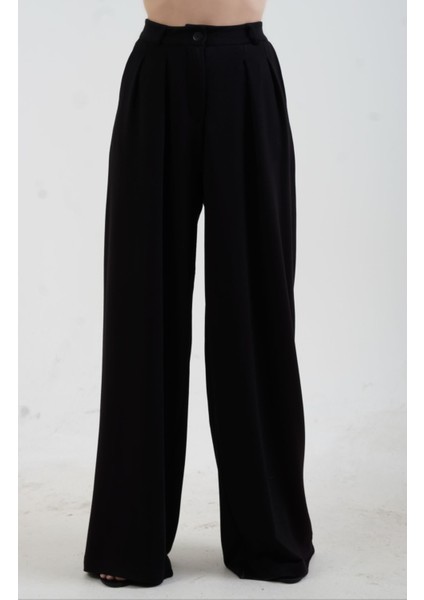 Siyah Modal Palazzo Pantolon fiyatları