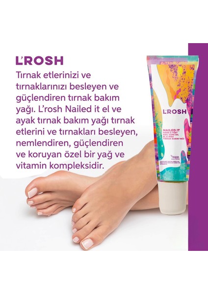 L’rosh Nailed Tırnak El Ayak Bakım Yağı fırsatları