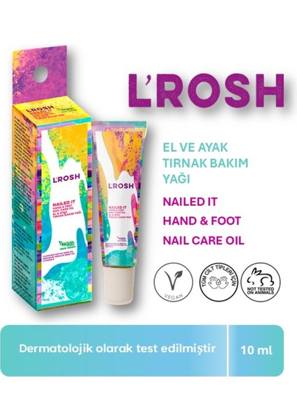 L’rosh Nailed Tırnak El Ayak Bakım Yağı indirimleri