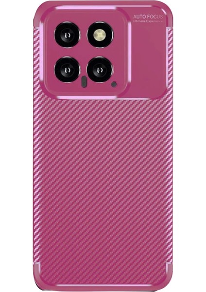 Xiaomi Mi 14T Kılıf Auto Focus Karbon Kapak Nano Ekran Koruyucu