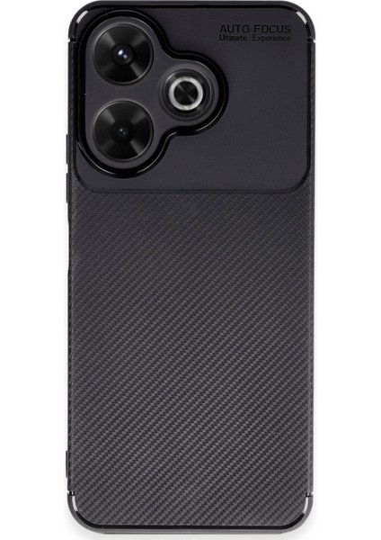 Xiaomi Redmi 13 4g Kılıf Auto Focus Karbon Kapak Ekran Koruyucu