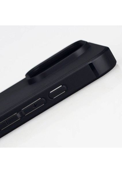 iPhone 16 Siyah Mat Silikon Imax Kapak & Kılıf