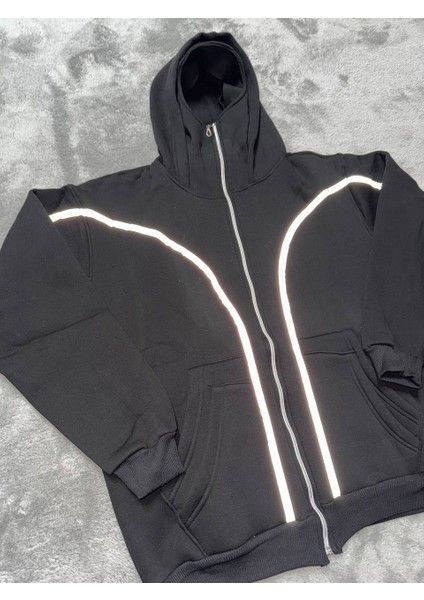 Ninja Reflektörlü Kar Maskeli Oversize Unisex Ceket fırsatları